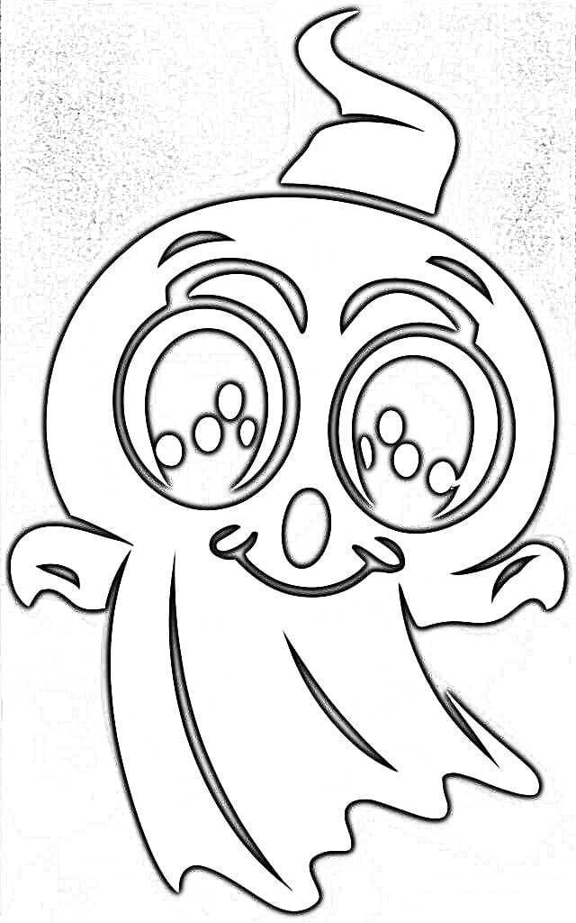 Free printable ghost coloring pages