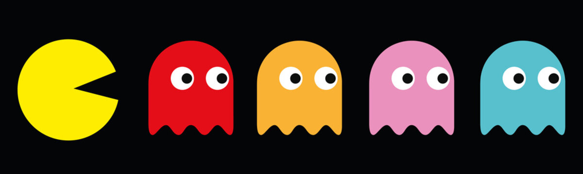 Pacman ghost images â browse photos vectors and video