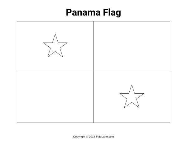 Free printable panama flag coloring page download it at httpsflaglanecoloring