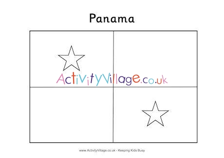 Panama flag louring page