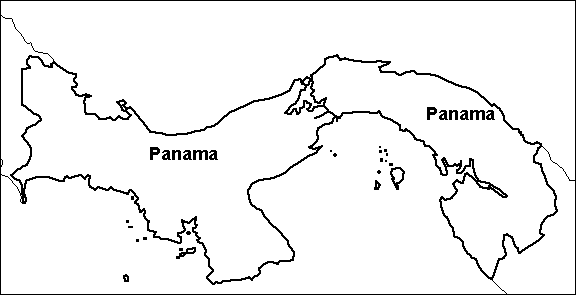 Flag of panama coloring page