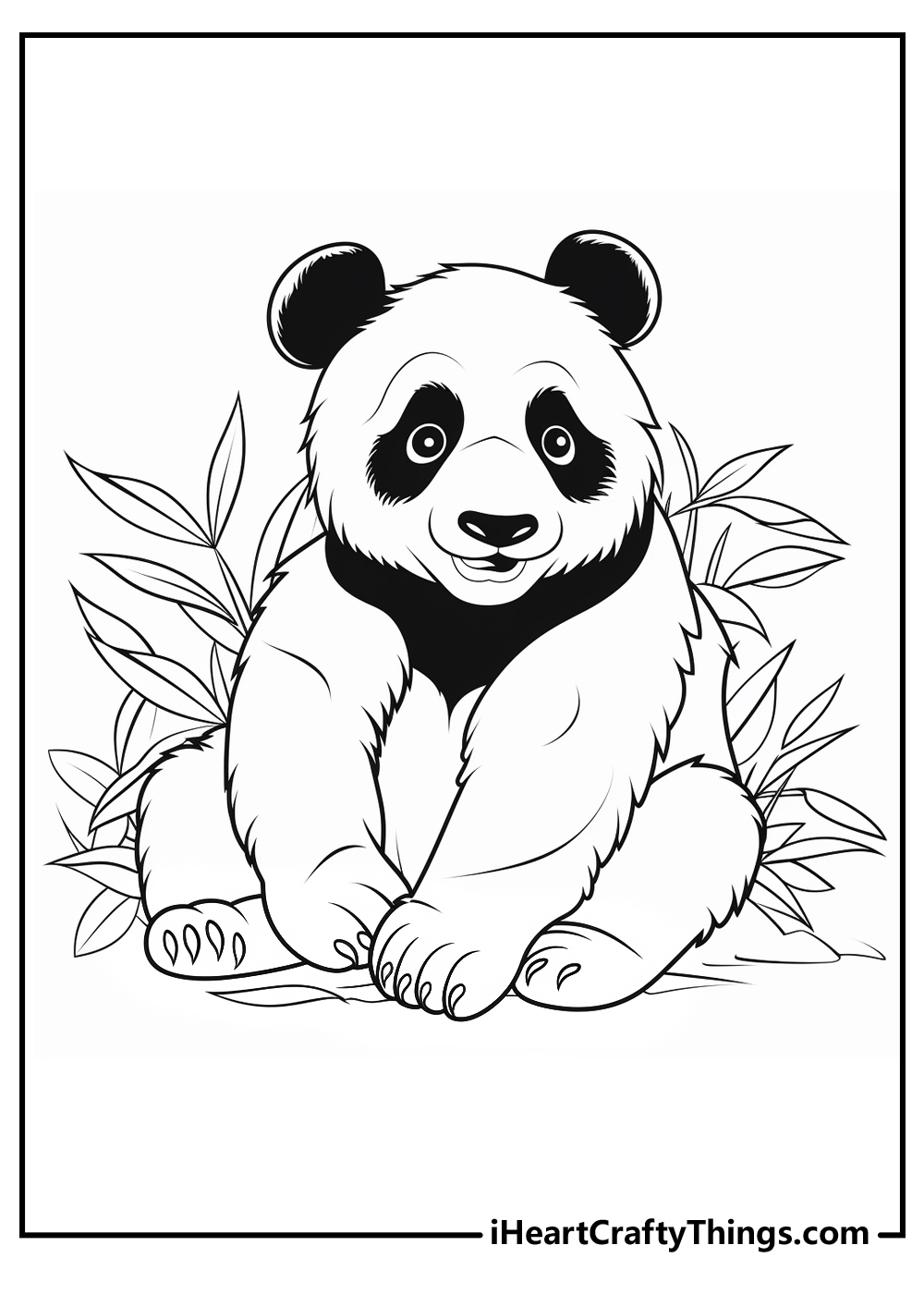 Giant panda coloring pages updated