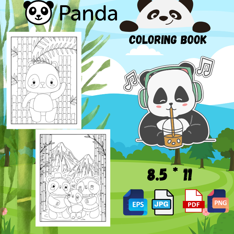 Discover joyful panda coloring pages to unleash your creative spirit perfect made by teachers
