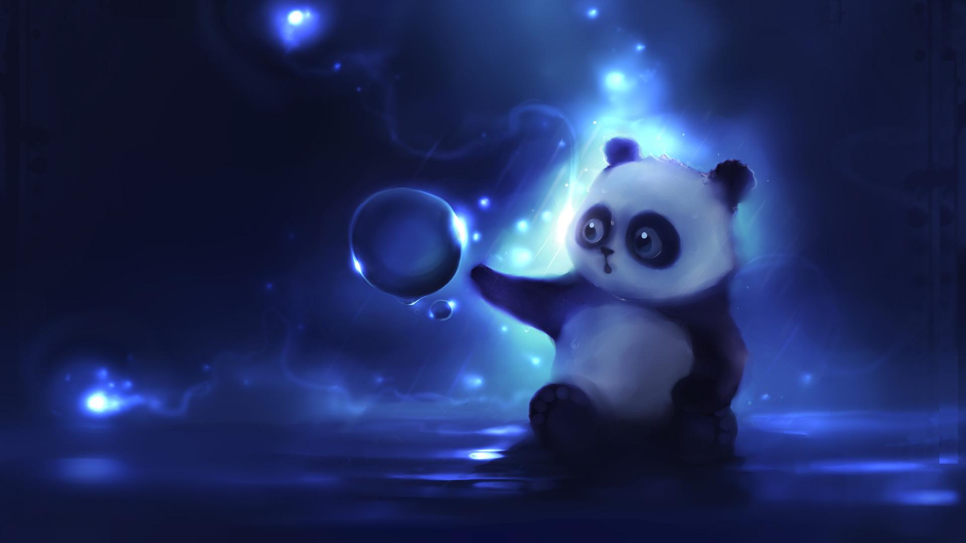 Cute panda desktop wallpaper