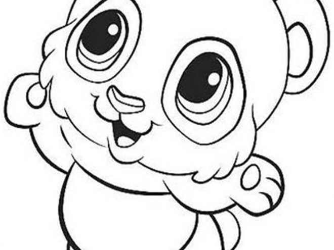 Free easy to print panda coloring pages