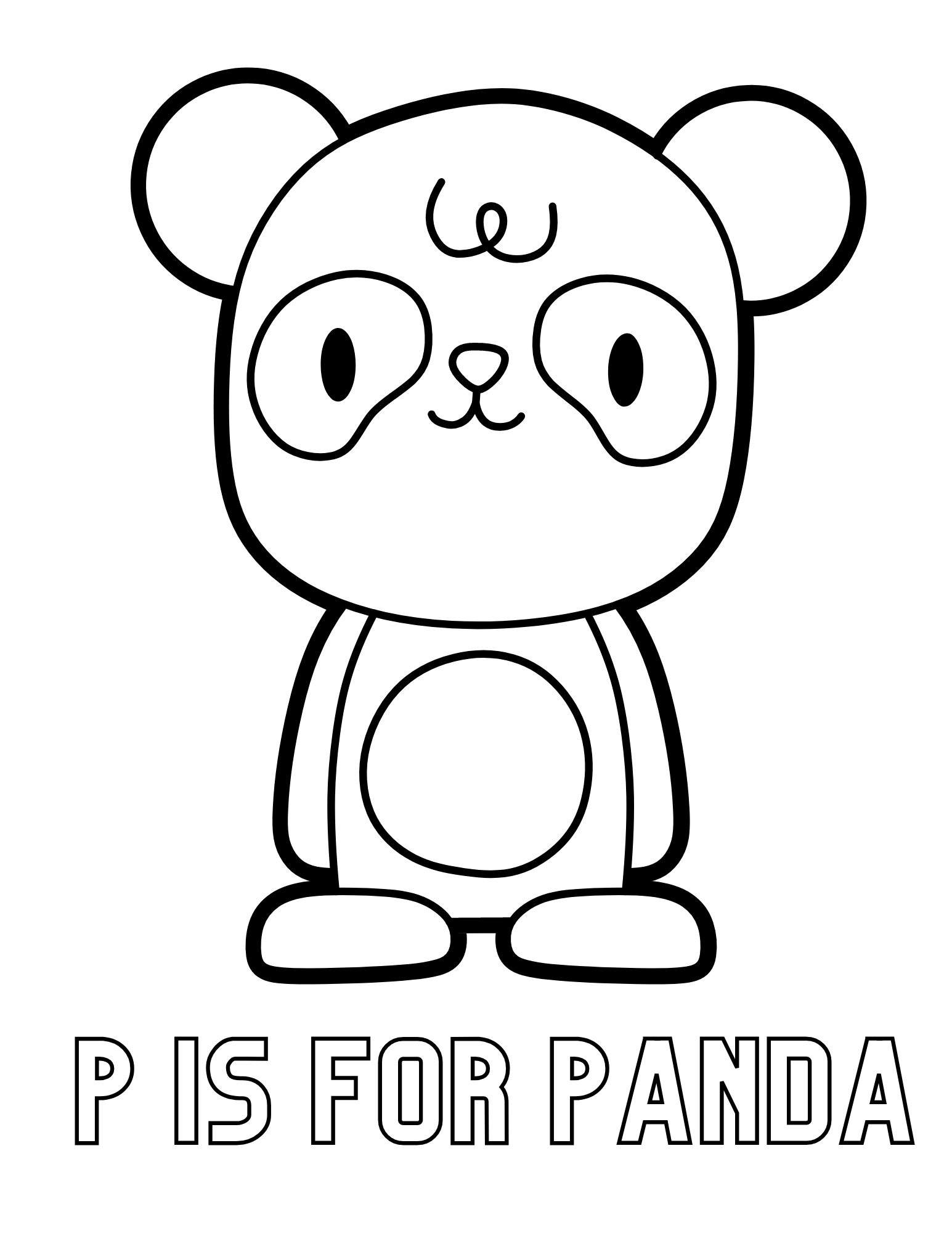 Fun panda facts and free printable panda coloring pages