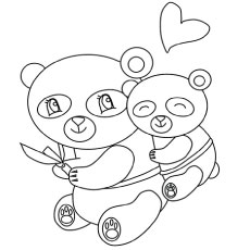 Top free printable cute panda bear coloring pages online