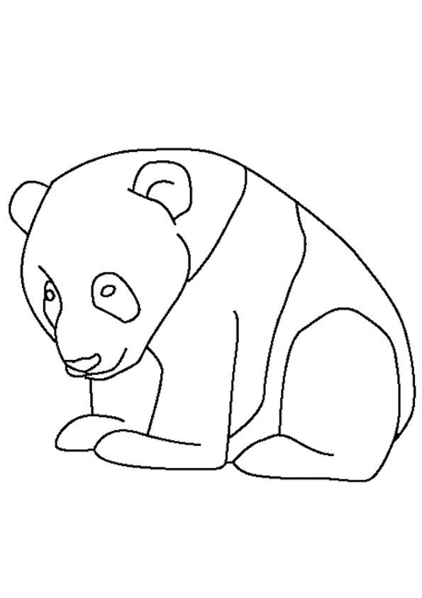Coloring pages printable panda coloring page for kids
