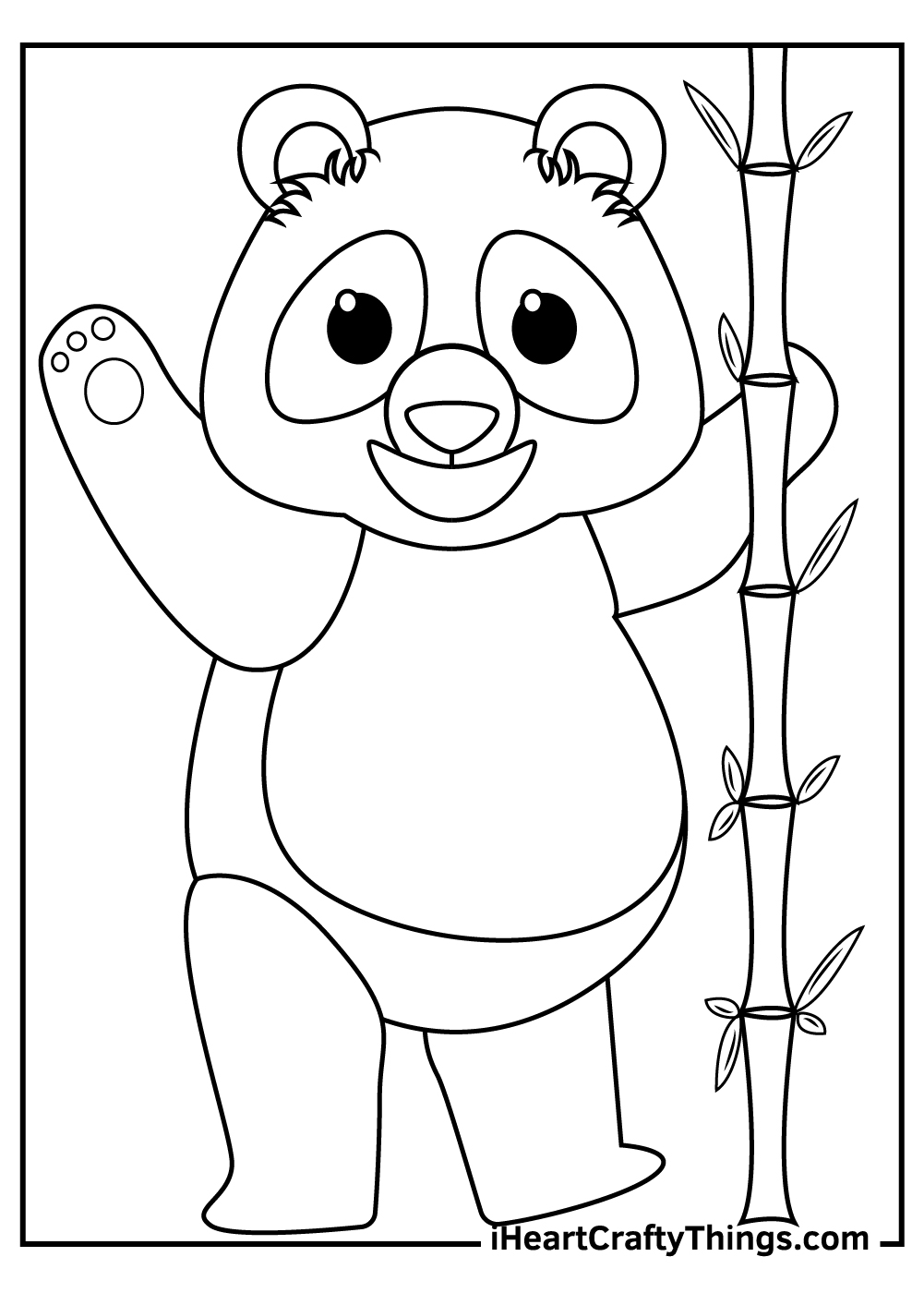 Giant panda coloring pages updated
