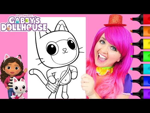 Gabbys dollhouse coloring videos