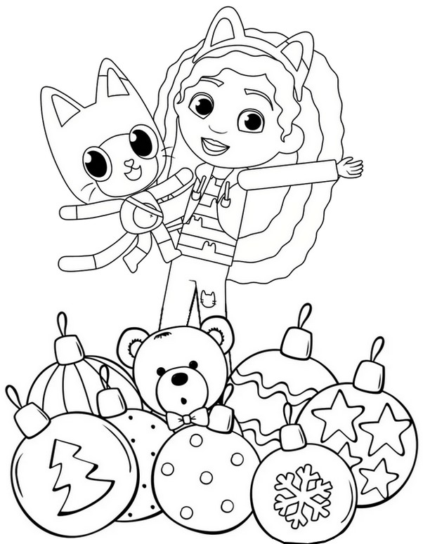 Coloring page gabbys dollhouse