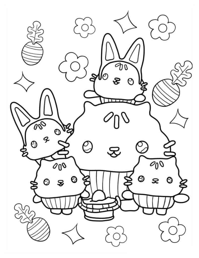 Gabbys dollhouse coloring pages by coloringpageswk on