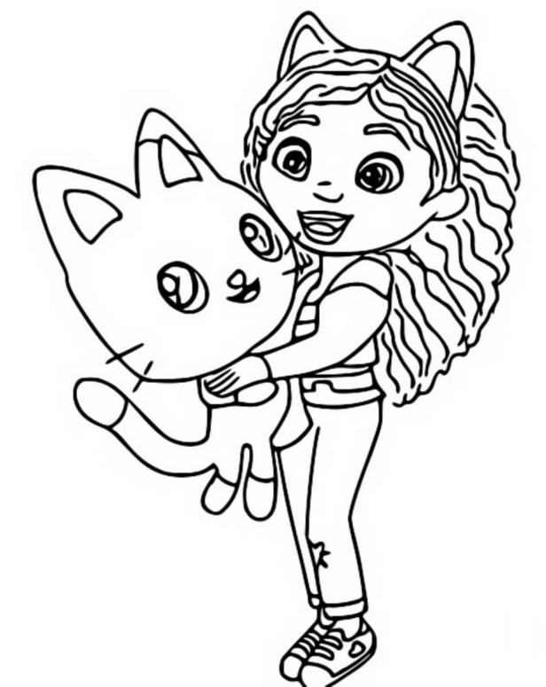 Coloring pages gabbys dollhouse