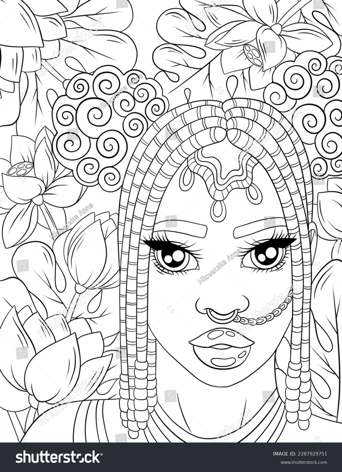 African american coloring page images stock photos d objects vectors