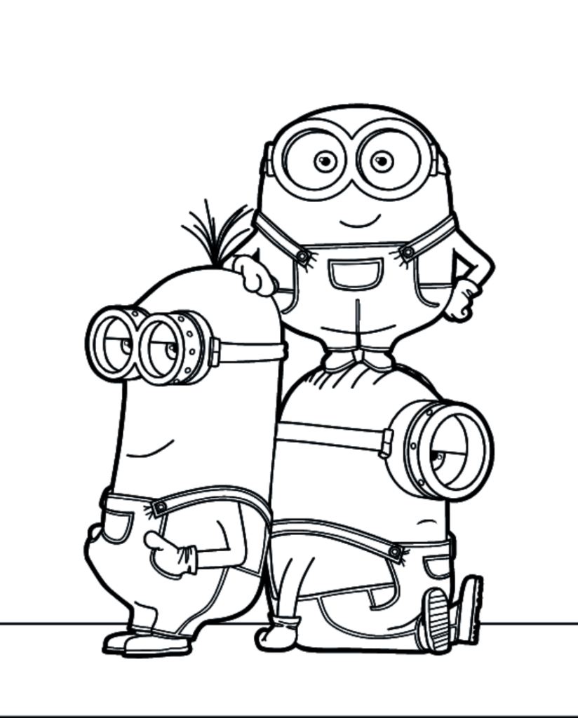 Free despicable me coloring pages