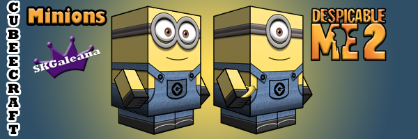Minion cubeecraft printables from despicable me and â