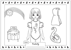 Coloring pages dolls â page