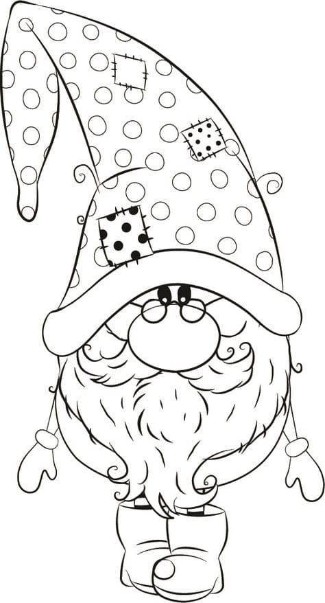 Gnome coloring pages pictures free printable christmas coloring pages christmas drawing christmas colors
