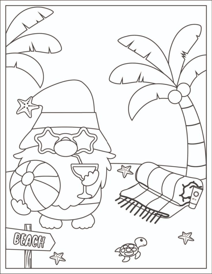 Gnome coloring pages free printable fairy garden diy coloring pages fairy garden diy easy coloring pages