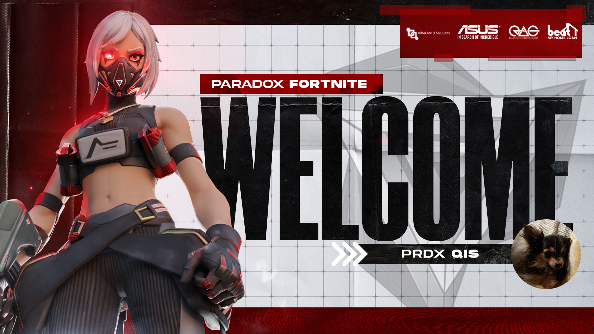 Paradox esports on join us in weling qisfnbr as our newest fortnite content creator ð httpstcovkqlltam