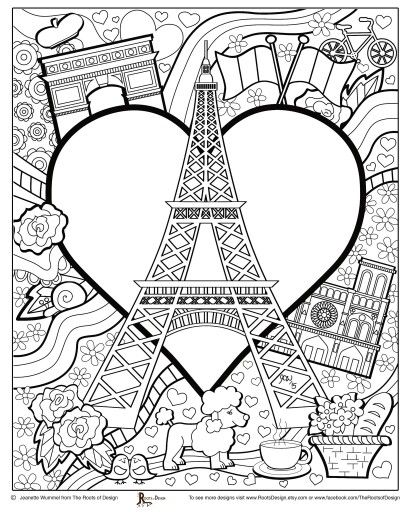 Paris coloring pages i watch coloring pages adult coloring book pages free coloring pages