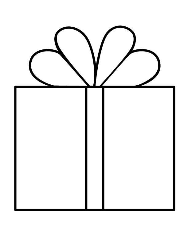 Gift and presents coloring pages pdf for kids