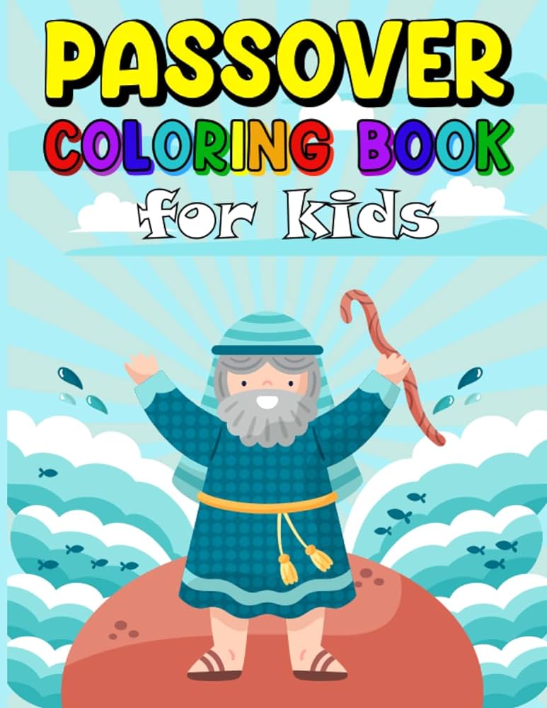Passover coloring book jewish holiday gift for baby passover coloring book for children of all ages gifts for kids and adults passover activity book for young artists passover coloring book for
