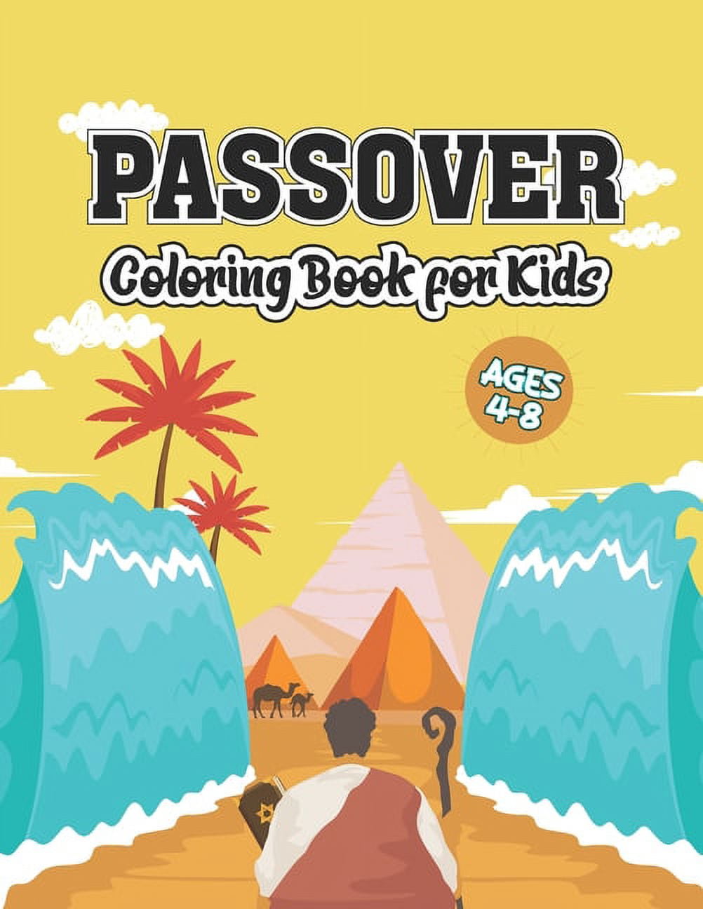 Passover coloring book for kids ages