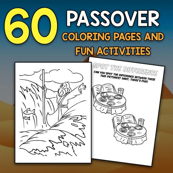 Best value printable passover activity pages and passover coloring pages book for kids word search crossword puzzle spot the difference