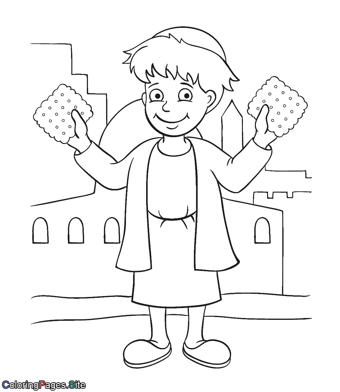 Passover online coloring
