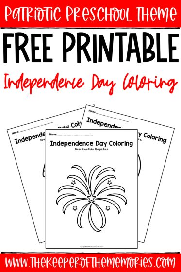 Free printable independence day coloring