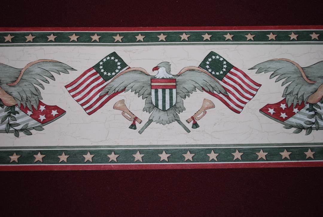 American eagle wallpaper border