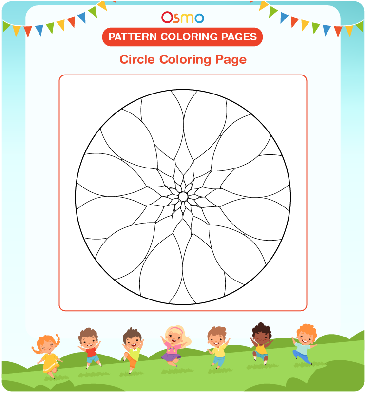 Pattern coloring pages download free printables for kids