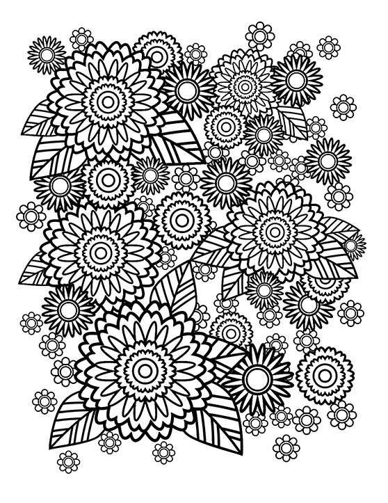 How to create a stress relief coloring book page in adobe illustrator