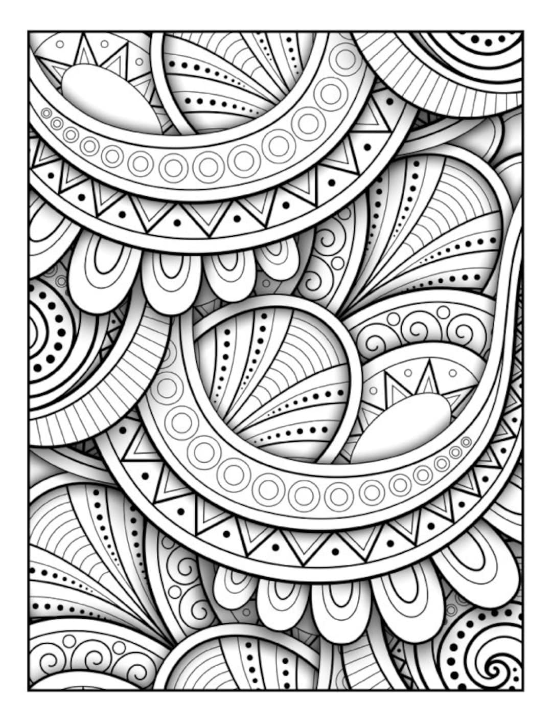Stunning patterns adult coloring book mandala coloring pages stress relieving mandala style patterns