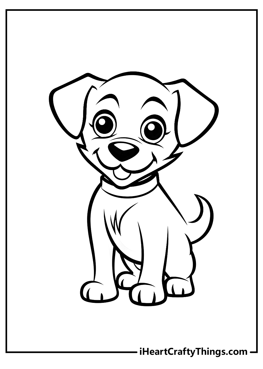 Dog coloring pages free printables