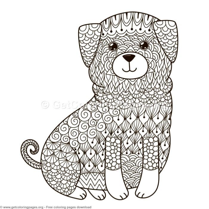 Zentangle dog pattern coloring pages â getcoloringpagesorg coloring coloringbook coloringpaâ dog coloring page animal coloring pages pattern coloring pages