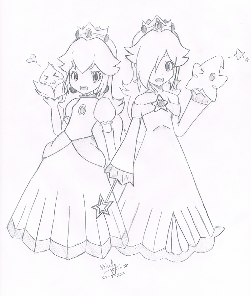 Free rosalina peach and daisy coloring pages download free rosalina peach and daisy coloring pages png images free cliparts on clipart library