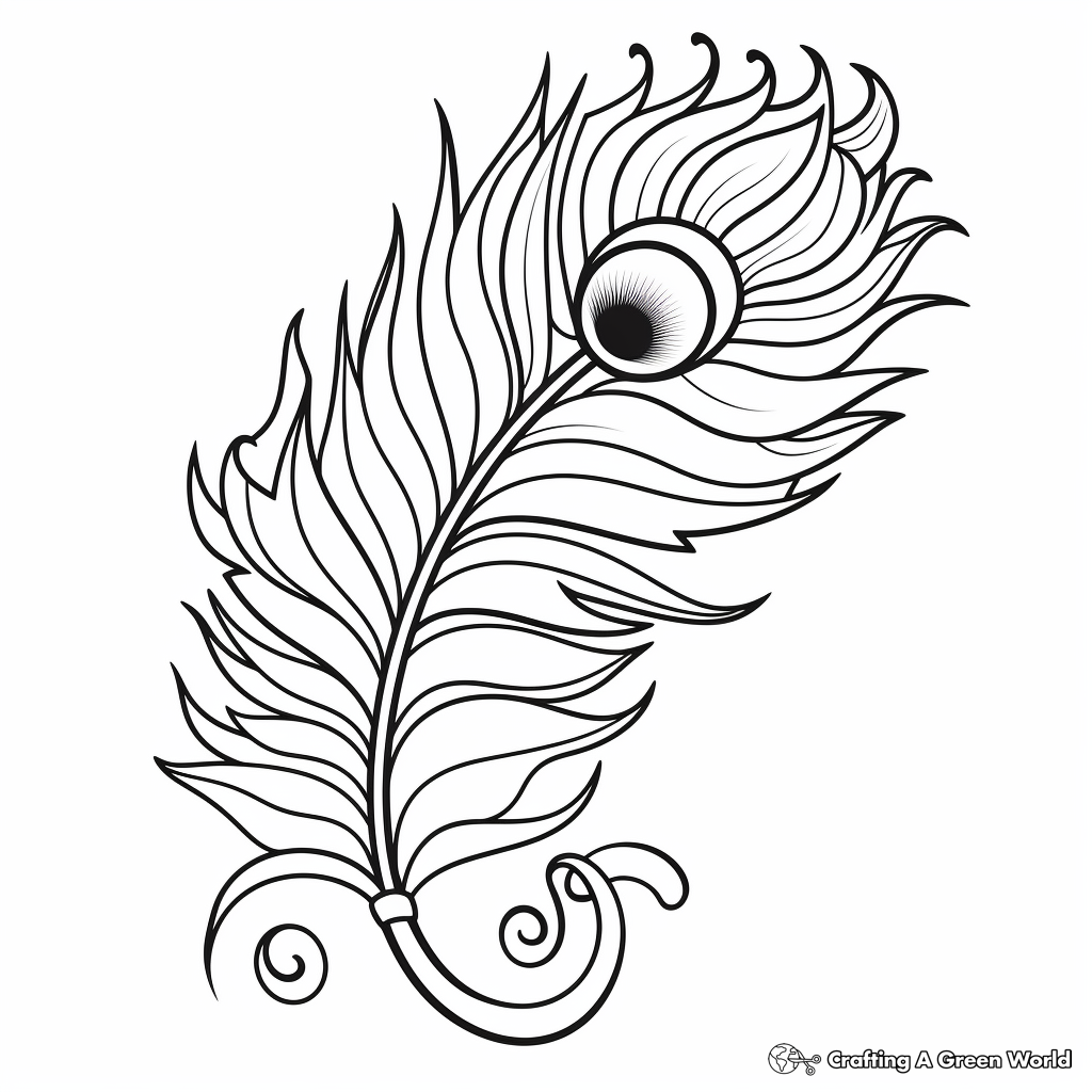 Peacock for adults coloring pages