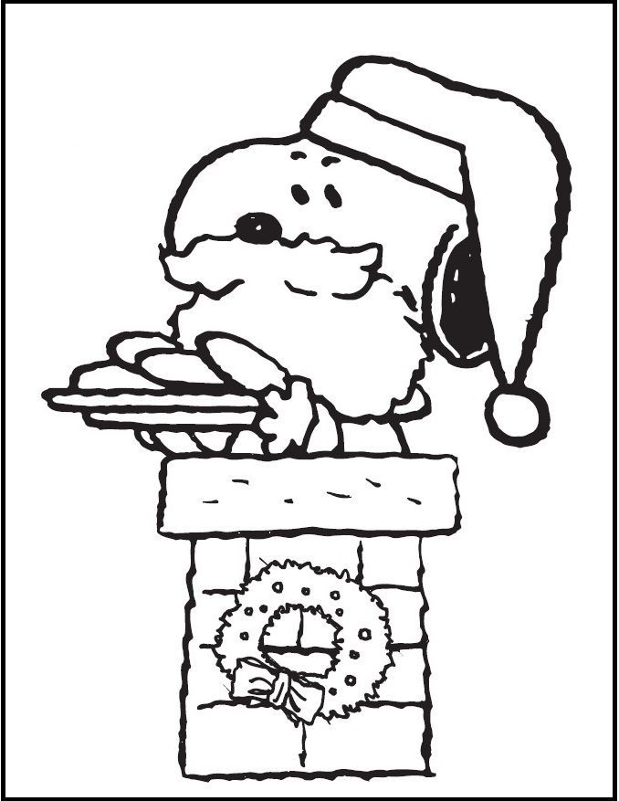 Free printable charlie brown christmas coloring pages for kids