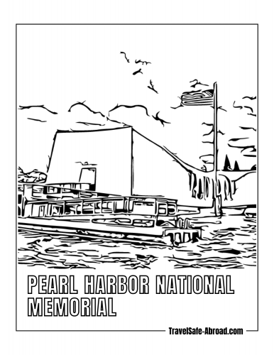 Free hawaii coloring pages for download printable pdf