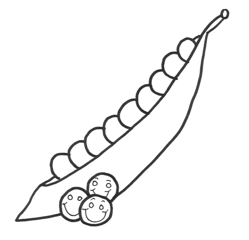 Green peas vegetable coloring pages vegetable coloring pages coloring pages coloring pages for kids