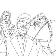 Black eyed peas coloring pages