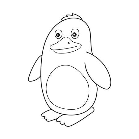 Penguin coloring stock illustrations cliparts and royalty free penguin coloring vectors