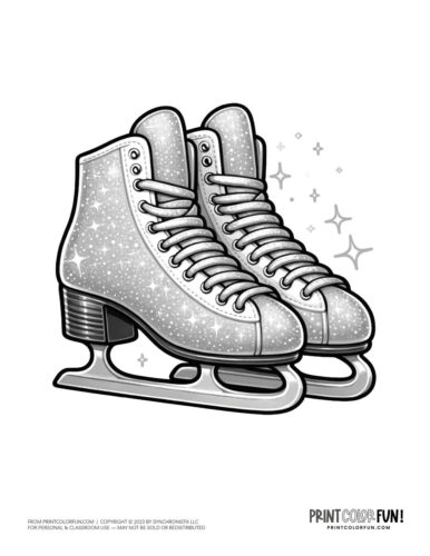 Chill out with ice skating clipart cool crafts educational activities for kids at