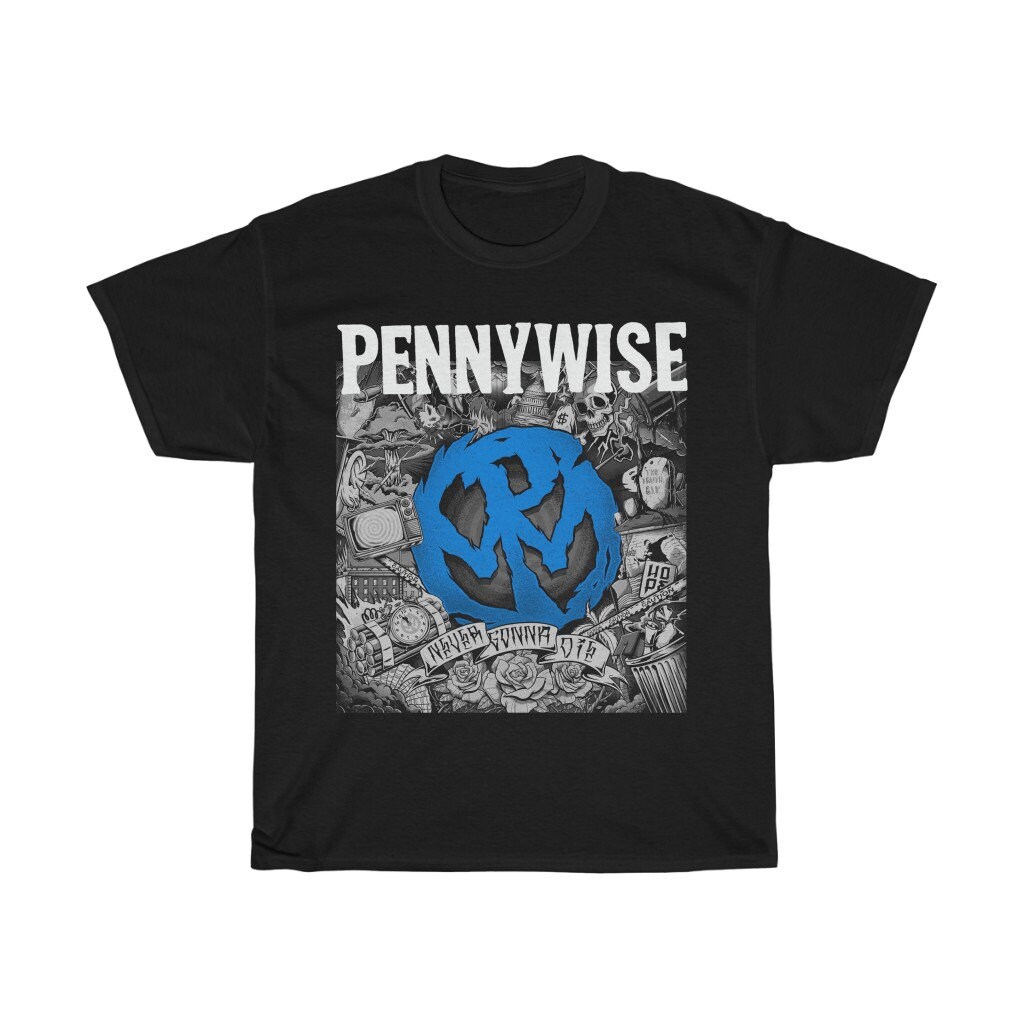 Pennywise t shirt never going to die punk hardcore hermosa