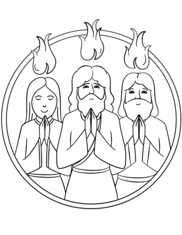 Day of pentecost coloring page free printable coloring pages