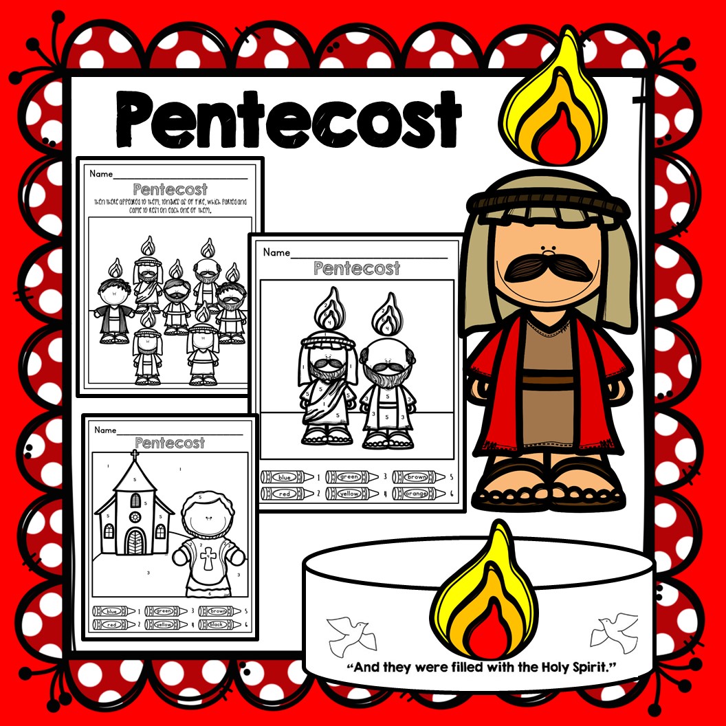 Pentecost craft pentecost coloring made by teachers