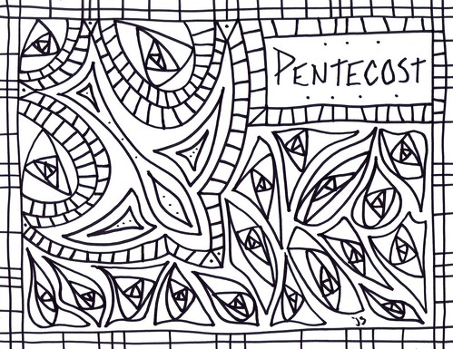 Pentecost art bulletins and coloring pages â stushie art