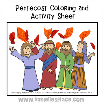 Pentecost bible crafts and activities